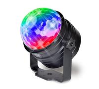 Bontempi | LED Party Light - Bola con luces LED para discoteca, mando a distancia, soporte con ventosa, rotación ajustable, 11 x 9,1 x 8,5 cm