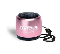 Bontempi | Mini Altavoz Inalámbrico Color Rosa, Conexión Simple y Rápida Sin Cables, Ideal para Fiestas y Niños, 300x200x195mm