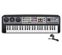 Bontempi Organo ELECTRONICO 49 Teclas Adaptador Y Conector USB Sonidos 100 RITMOS con MP3 57X25X18CM, Multicolor, 54 x 17 x 55 cm (154900)