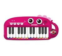 Bontempi | PlayKeys: Teclado de 24 Teclas para músicos pequeños, Rosa, 300x140x40 mm