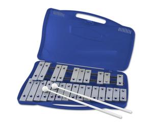 Bontempi | RainbowSounds - Metallofono Cromatico a 25 Note con Astuccio in Plastica per Esplorare Melodie Colorate, 390x235x45 mm