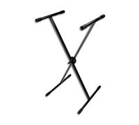 Bontempi - Rockstand Soporte para Guitarra con Patas de Metal, Ajustable y Estable para Actuaciones Musicales