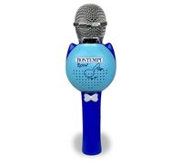 Bontempi | SonicLink Mic - Micrófono Inalámbrico con Función de Karaoke y Cambio de Voz, Azul, 24,9x8,4x7,4 cm