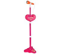 Bontempi - Wirelessstage Mic Micrófono de Escenario Inalámbrico | Soporte Ajustable, Efectos Sonoros, Luminosos, Compartimento para Smartphone 210x210x1000 mm