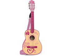 Bontempi- Wooden Guitar with 6 Strings, Multicolor (22 7571)