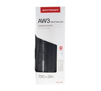 Bontrager AW3 Hard Case Lite Reflective 28'' Neumáticos 700x28C Negro