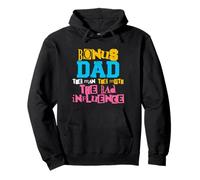 Bonus Dad The Man Myth Bad Influence - Divertido padrastro papá Sudadera con Capucha