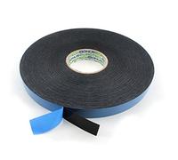 BONUS Eurotech 2BF42.61.0019/010A # Cinta autoadhesiva de doble cara, adhesión a base de acrílico en ambos lados, ancho 19 mm, longitud 10 Mt espuma, grosor total 0,8 mm, negro