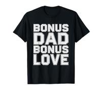 Bonus Papá Amor Día del Padre Padrastro Familia Ensamblada Camiseta