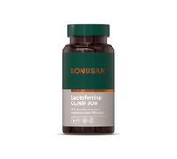 Bonusan Lactoferrina 300 mg, 60 Cápsulas Vegetales, Proteína Láctea, Sin Lactosa, Con Extracto de Arroz