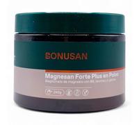 Bonusan Magnesan Forte Plus en Polvo 240g - Magnesio Bisglicinato con Vitamina B6, Taurina y Glicina - Ayuda a Reducir el Cansancio y la Fatiga de Forma General - Sabor Limón