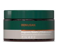 Bonusan Magnesio Malato y Citrato Polvo Limón 130 gr