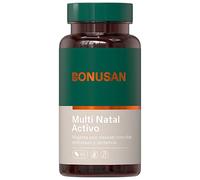 Bonusan Multi Natal Activo 60 Cápsulas - Multivitamínico para Embarazo y Lactancia con Ácido Fólico Activo, Hierro y Vitamina D3 y B12 - Reduce el Cansancio y Apoya el Desarrollo Fetal
