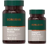 Bonusan Multi Natal Activo 60 Comprimidos + Omega-3 DHA Forte 30 Perlas