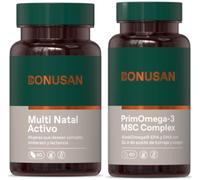 Bonusan Multi Natal Activo 60 Comprimidos + PrimOmega-3 MSC Complex 60 Comprimidos
