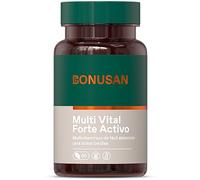 Bonusan Multi Vital Forte Activo 60 Cápsulas - Multivitamínico y Multimineral Completo de Alta Absorción con Vitaminas Activas B, C, D3, K2, Zinc y Magnesio - Energía, Inmunidad y Vitalidad