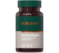 Bonusan Tyronyl 90 Cápsulas - Suplemento para la Función Tiroidea y Metabolismo - Con Yodo Natural (Kelpa), Selenio, L-Tirosina y Zinc - Apoyo Hormonal y Energía - Natural