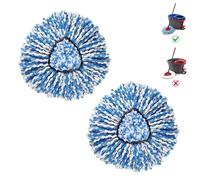 BonusLife - Juego de 2 cabezales de fregona para fregona O-Ceda RinseClean Spin Mop Refill 2-Tank System Only Easy Cleaning Microfiber Replacement