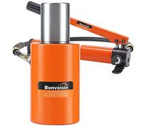 Bonvoisin 10T Gato Hidráulico, Elevación 50mm, Altura Propia 104mm, para Ingeniería Mecánica, Edificios y Puentes (RSC-10T+CP-180)