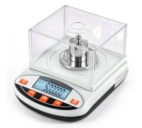 Bonvoisin Balanza de Laboratorio Analítica 1mg Báscula de Alta Precisión Balanza Científica Electrónica Báscula de Pesaje de Precisión Digital Escalas de joyería con Parabrisas (500g, 0.001g)