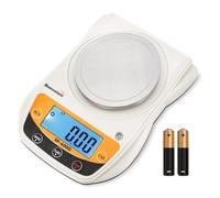 Bonvoisin Balanza de Laboratorio Digital 600g/0,01g, Plato Inox y Gran LCD
