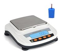 Bonvoisin Báscula Analítica de Laboratorio 2000g x 0.01g, Balanza Alta Precisión con 17 Unidades, Conteo & Auto-Calibración, Plato Acero Inox y Batería 32H, para Lab, Joyería, Uso Industrial