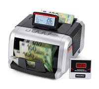 Bonvoisin Contador de Billetes, Contadora de Billetes Clasificados con Detección de Falsificaciones UV/MG/IR, 1000 Pcs/min, Maquina Contar de Billetes con Pantalla Plegable y Giratoria