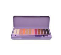 bonvoyage Essentials, Paleta de Sombras de Ojos con Brocha, 12 Tonos Mates y Brillantes de Larga Duración, Inspirada en las Divas de Hollywood, Fórmulas Difuminables, Hollywood Dreams