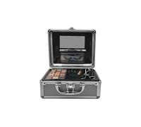 bonvoyage, Kit de Maquillaje para Ojos, con Pestañas Postizas, Paleta de Sombras de 18 Colores, Delineadores, Rizador de Pestañas, y Brochas, Kit Portátil y Liviano