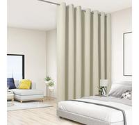 Bonzer Cortina Opaca divisora de habitación, oscurecimiento de habitación, privacidad Total, reducción de Ruido para Dormitorio, 96 Pulgadas de Largo x 108 Pulgadas de Ancho, 1 Panel, Color Crema