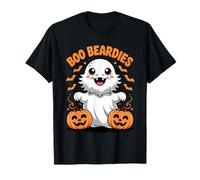 Boo Beardies Funny Bearded Dragons Ghost Costumes Halloween Camiseta