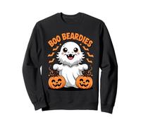 Boo Beardies Funny Bearded Dragons Ghost Costumes Halloween Sudadera