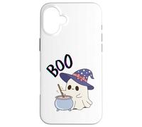 Boo Boo, es Halloween, diviértete. Carcasa para iPhone 16 Plus