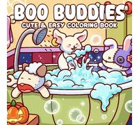 Boo Buddies Coloring Book: Cute Ghost Coloring Pages with Cozy Haunted Home Scenes, Pumpkin Friends, and Spooky Sweet Moments for All Ages Relaxation