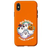 Boo Buddies Halloween 4 Friendly Ghost Friends Familia Carcasa para iPhone X/XS