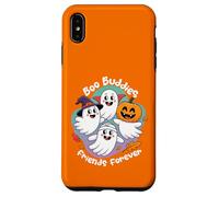 Boo Buddies Halloween 4 Friendly Ghost Friends Familia Carcasa para iPhone XS MAX