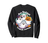 Boo Buddies Halloween 4 Friendly Ghost Friends Familia Sudadera