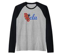 Boo-CLA, South California + Los Angeles Alt, Regalos Cayden Camiseta Manga Raglan
