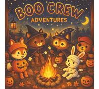 Boo Crew Adventures: 40 Cute Bold and Easy Coloring Animal Character Illustrations Halloween Adventures Spooky Nights: Halloween Coloring book: ... Zombie Coloring pages. Trick Or Treat Night