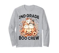 Boo Crew - Disfraz de Fantasma para Profesora de Segundo Grado para Mujer y niño Manga Larga