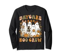 Boo Crew - Disfraz de Halloween para Profesora de guardería para Mujer Manga Larga