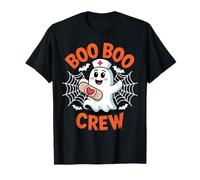 Boo Crew Funny Nurse Ghost Halloween Medical Staff Camiseta