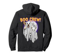 Boo Crew Halloween Dog and Cat Ghost Moon Disfraz Sudadera con Capucha