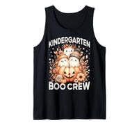 Boo Crew - Maestro de jardín de Infantes Halloween Ghost Girl Kid Women Camiseta sin Mangas
