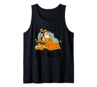 Boo-Dozer - Fantasma - Halloween - Tractor - Divertido Halloween Camiseta sin Mangas