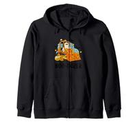 Boo-Dozer - Fantasma - Halloween - Tractor - Divertido Halloween Sudadera con Capucha