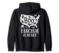Boo Fascism Boo Sheet Resist No King America Halloween Ghost Sudadera con Capucha