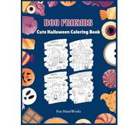 Boo Friends: Cute Halloween Coloring Book