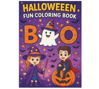 Boo Halloweeen Fun Coloring Book: Fun and Easy Halloween Coloring Pages for Kids