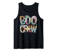 Boo Halloween Crew Preppy Low Plaid Ghost Pumpkin Girl para Mujer Camiseta sin Mangas